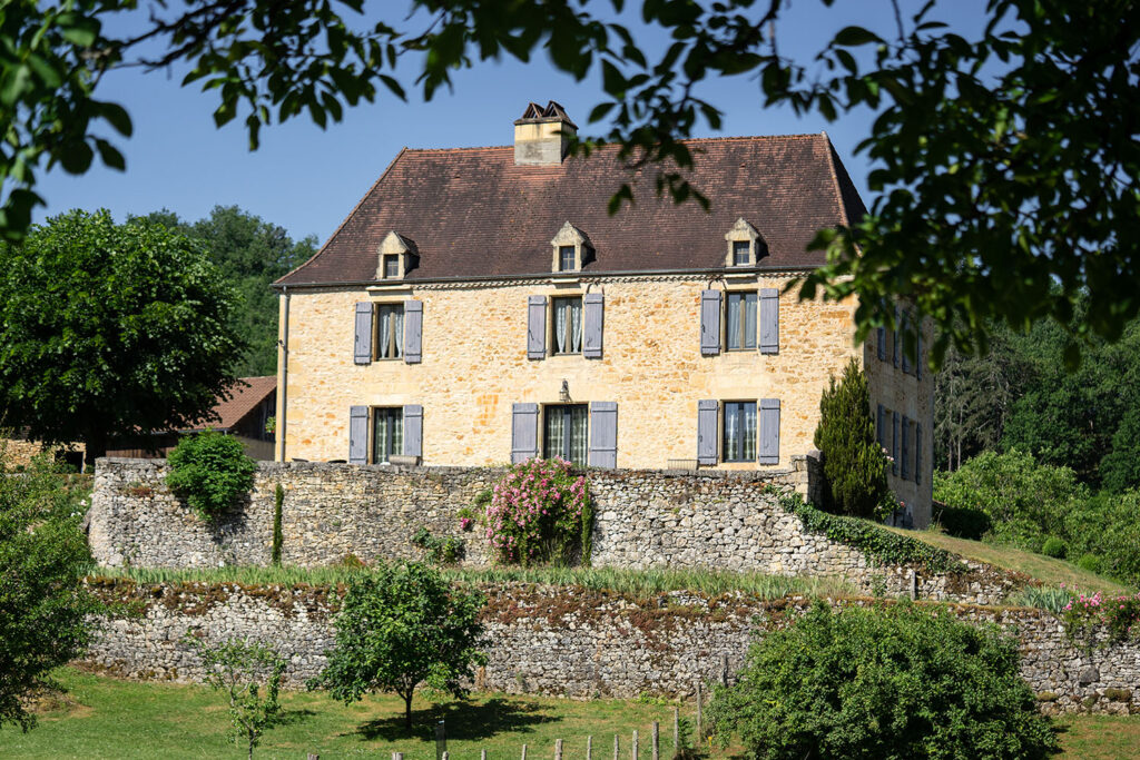 Domaine de vielcroze vu depuis sont parc